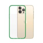 PanzerGlass ClearCase iPhone 13 Pro Max6.7" Antibacterial Military grade Lime 0344 - imagine 2