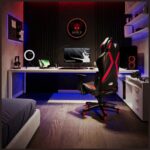 Gaming chair Diablo Chairs X-Horn 2.0 Normal Size black-red - imagine 6