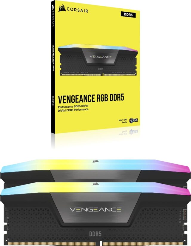 DDR5 16GB PC 5200 CL40 CORSAIR KIT Vengeance RGB - imagine 5