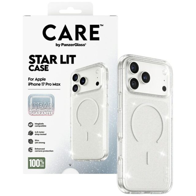 CARE by PanzerGlass Flagship Urban Explorer w. White MagSafe case for iPhone 17 Pro Max Star Lit - imagine 4