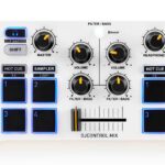 Hercules DJControl Control MIX Bluetooth Pour Smartphone et tablettes Android e 2 channels Black  White  Yellow