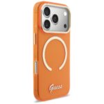 Case Guess IML Script Metal MagSafe for   iPhone 17 Pro Max orange - imagine 4