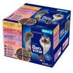 OptiVital saszetki - pełnoporcjowa karma dla dorosłych kotów. Z kurczakiem  wołowiną  jagnięciną  łososiem  24x85g