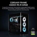 Corsair 4500X RS-R ARGB Tempered Glass Mid-Tower  Black Midi Tower - imagine 9