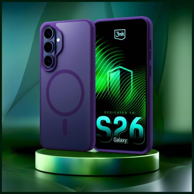 Etui 3MK Smoke MagCase do Samsung Galaxy S26+ fioletowy - imagine 7