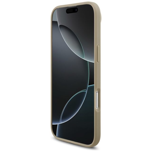 Case Lacoste Petit Pique Lacquer Logo MagSafe for iPhone Air taupe - imagine 5