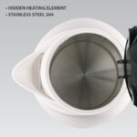 Czajnik elektryczny 1 7l 2000W MR-041-WHITE MAESTRO - imagine 2