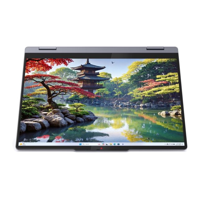 Lenovo IdeaPad 5 2-in-1 14IRH9 i5-13420H 14  WUXGA OLED 400nits Glossy 60Hz Touch 16GB LPDDR5x-5200 SSD512 57Wh Intel UHD Graphics Win11 Luna Grey - imagine 3