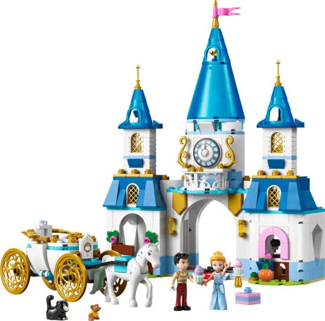 LEGO DISNEY PRINCESS 43275 Cinderella's Castle and Horse Carriage - imagine 3