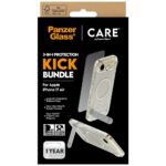 CARE by PanzerGlass Feature Kick 3in1 Case + Glass + Lens Protection Set for iPhone Air - imagine 5