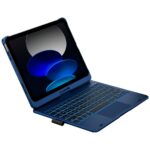 Case Flexbook Touch Typecase with keyboard for iPad 11" (A16) 2025 / iPad 10.9" 2022 darrk blue - imagine 2