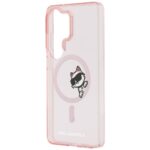 Case Karl Lagerfeld IML Peekaboo         Choupette MagSafe for Samsung Galaxy S26 Ultra pink - imagine 6