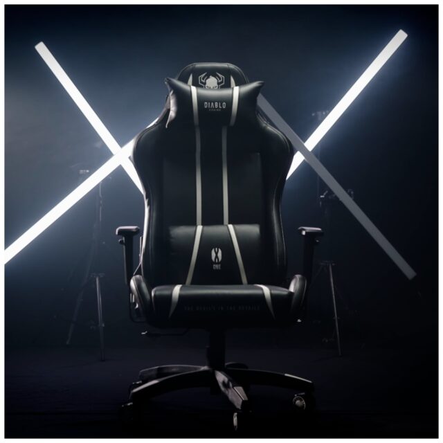 Gaming chair Diablo Chairs X-One 2.0 Normal Size black - imagine 5