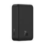 Baseus Magnetic Mini Powerbank Wireless charging 20000 mAh 20 W Black - imagine 5