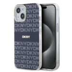 DKNY PC/TPU Repeat Pattern Tonal Stripe Magsafe Zadní Kryt pro iPhone 13 Blue