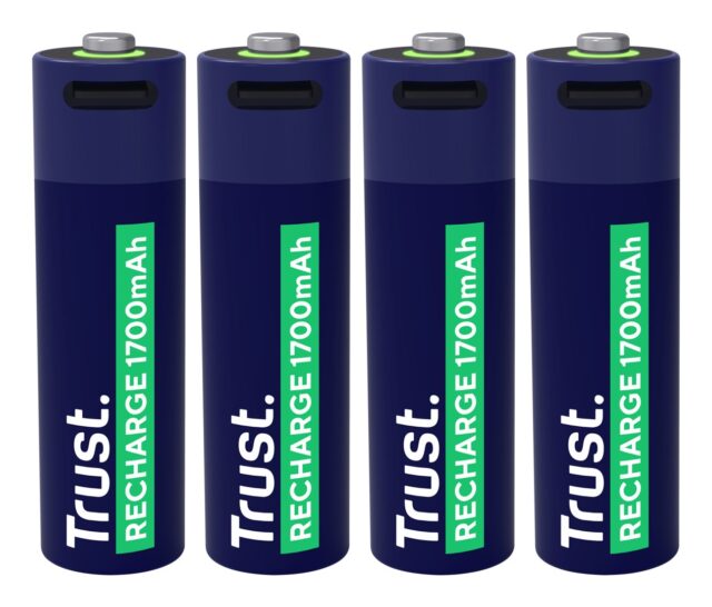 Trust 25631 - rechargeable AA batteries  4 pcs. - imagine 4