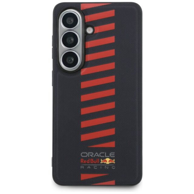 Red Bull PU Leather Meshed Powerbar Magnetic Zadní Kryt pro Samsung Galaxy S26+ Navy - imagine 4