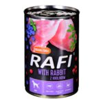 Dolina Noteci RAFI rabbit  blueberry  cranberry - Wet dog food 400 g