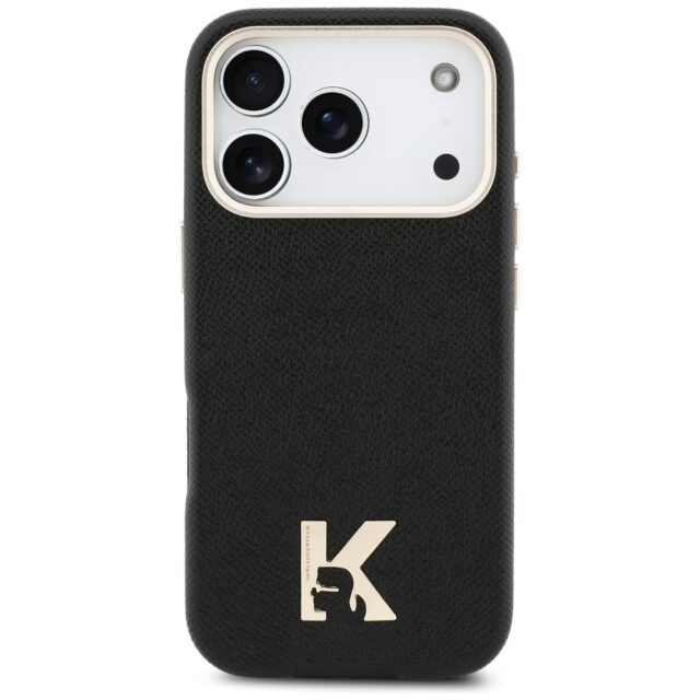 Case Karl Lagerfeld Karl Head Logo       MagSafe for iPhone 17 Pro black - imagine 3
