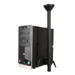 Techly ICA-CS 63 CPU holder Desk-mounted CPU holder Black - imagine 5