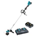 Makita DUR368LPT2 brush cutter/string trimmer 35 cm Battery Black  Blue - imagine 2
