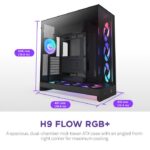 NZXT H9 Flow RGB+ Midi Tower Black - imagine 2