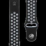 Tactical 267 Double Silikonový Řemínek 22mm Black/Grey