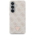 Case Guess 4G Triangle Logo MagSafe for   Samsung Galaxy S26 pink - imagine 4