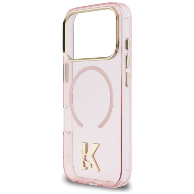 Case Karl Lagerfeld IML K Head Logo      MagSafe for iPhone 17 Pro Max pink - imagine 6