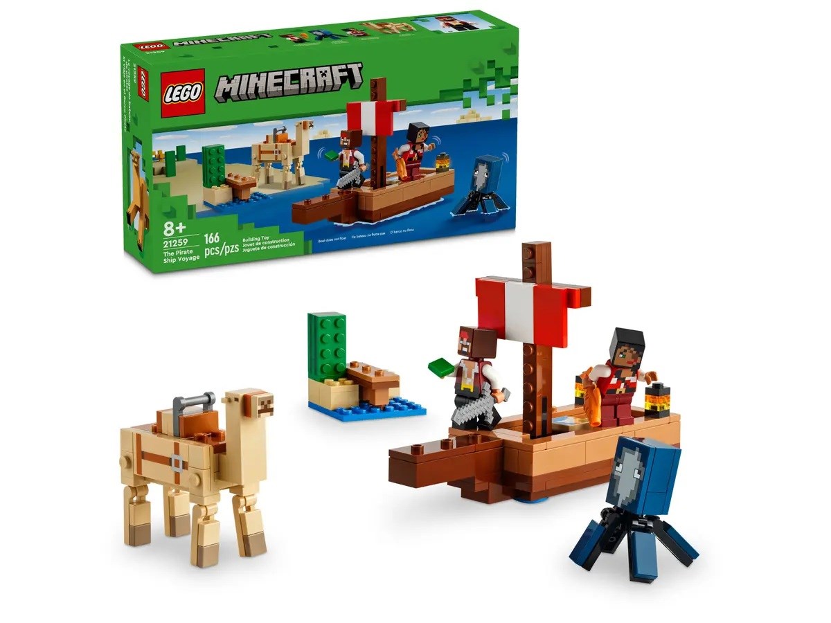 cps-9aee9a6b846e5e090af8cff10dedc43c-2026-03-02-20-15-40 LEGO MINECRAFT 21259 The Pirate Ship Voyage - imagine 1