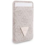 Zestaw portfel + hand strap Guess         triangle MagSafe różowy - imagine 4
