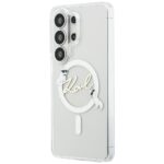 Case Karl Lagerfeld IML KC Script        MagSafe for Samsung Galaxy S26 Ultra transparent - imagine 3