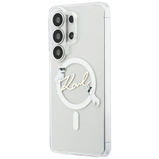 Case Karl Lagerfeld IML KC Script        MagSafe for Samsung Galaxy S26 Ultra transparent - imagine 3