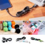 Ringke tape organizer for cables 10 pcs Velcro multicolor ACMT0001 - imagine 5