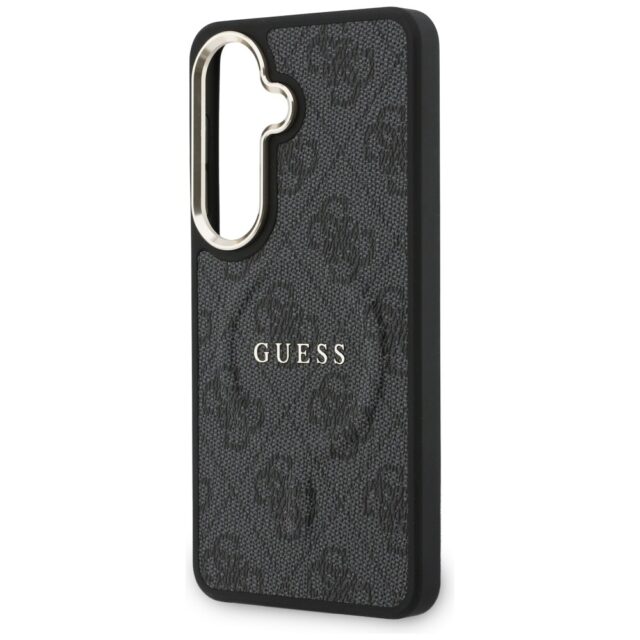 Guess PU Leather 4G Gold Frame Magnetic Zadní Kryt pro Samsung Galaxy S26 Black - imagine 7