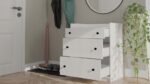 HOUSTON Chest of Drawers White - imagine 7