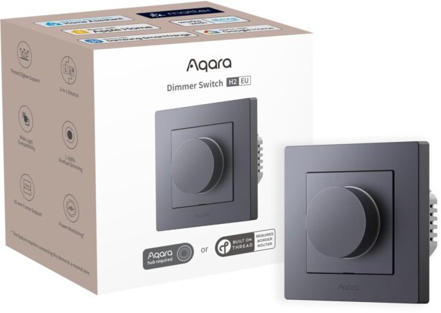 Aqara Dimmer Switch H2 Dial Light Dimmer KD-R01D-G - imagine 2