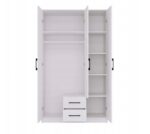 ROMANA wardrobe 120x205 White without mirror - imagine 2