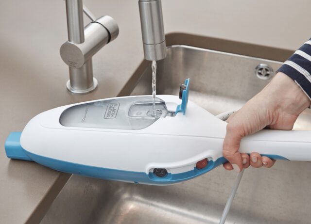 Black & Decker FSM13E1 steam cleaner 0.38 L 1300 W Blue  White - imagine 8