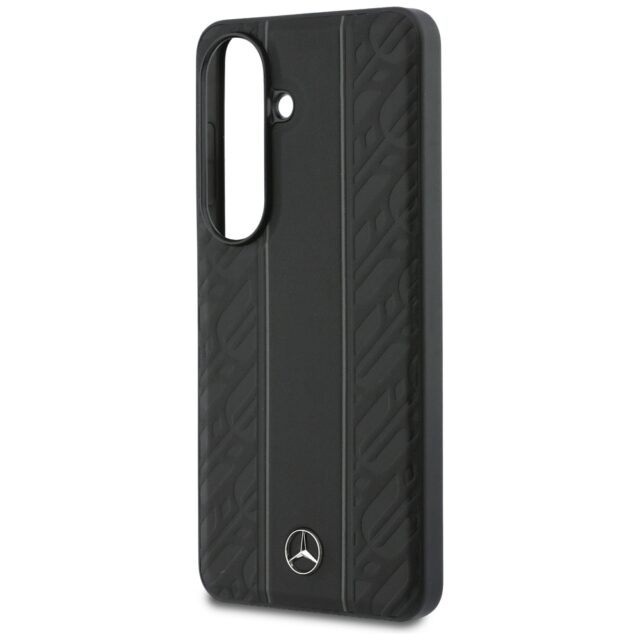 Case Mercedes Laurel Leaves Vertical     Stripes MagSafe for Samsung Galaxy S26 black - imagine 6