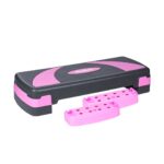 REBEL ACTIVE Step for aerobics and fitness exercises  3 levels  gray-purple - imagine 4