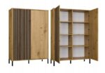 KAMARO 2DD SLIM/GŁ OAK ARTISAN DISPLAY CABINET - imagine 6