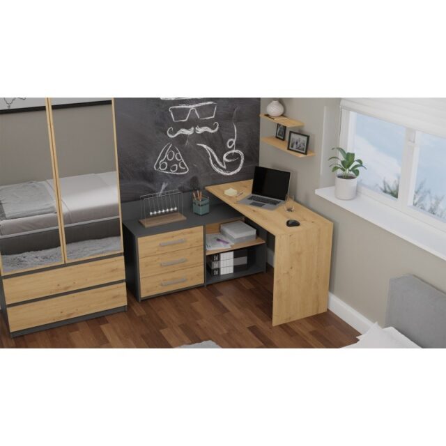 Topeshop DANY ANT/ART KPL computer desk - imagine 6