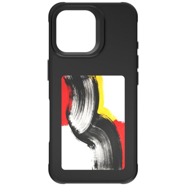 Case E-Ink 4smarts with NFC display   Qi2 for iPhone 17 black - imagine 3