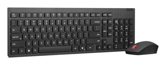Lenovo 4X31R64491 keyboard Mouse included Office RF Wireless Black - imagine 3