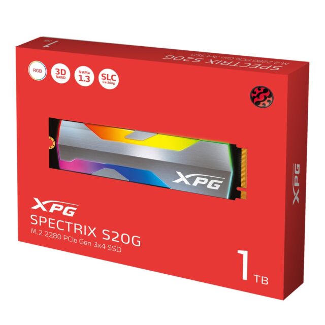 XPG SPECTRIX S20G M.2 500 GB PCI Express 3.0 3D NAND NVMe - imagine 7