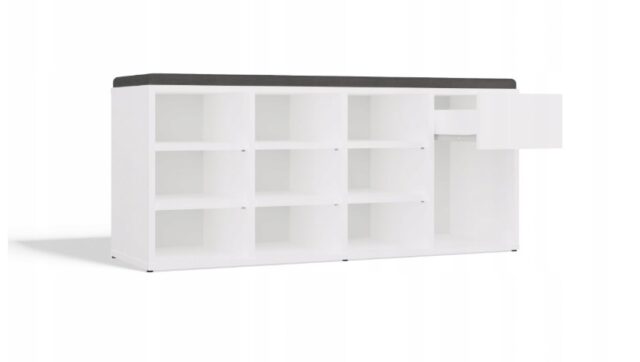 TALLIN shoe cabinet  white - imagine 3