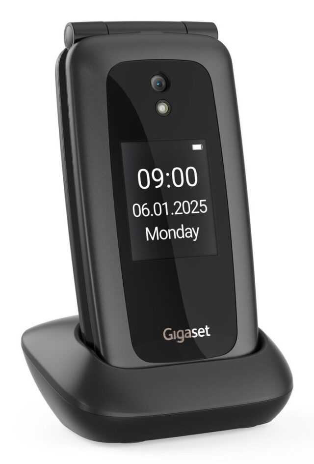 Gigaset GL795 7.11 cm (2.8 ) 142 g Black Senior phone - imagine 5