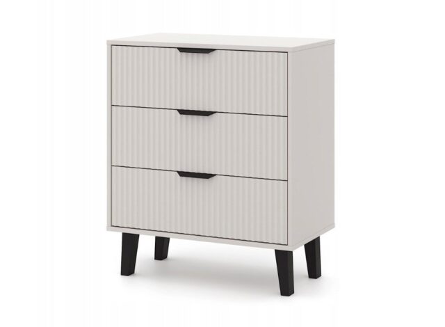 SCANDI 3S SLIM CHEST OF DRAWERS  CASHMERE COLOUR - imagine 3
