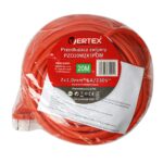 20 m retractable extension cord  PZO20M2x1.0 mm VERTEX - imagine 3